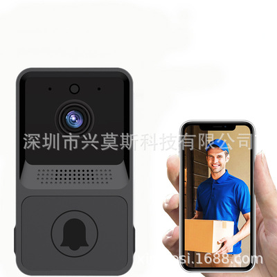 Низкое энергопотребление V5 видеодомофон WIFI беспроводной дверной звонок ночного видения HD Интеллектуальный Дверной звонок с облачным хранилищем трансграничный эксклюзивный