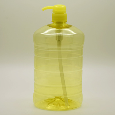 Прозрачный чистящий горшок 1.5L очиститель бутылка насос шампунь ведро