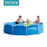 intex28200 бассейн с круглой рамой, детский семейный бассейн, детский бассейн, открытый кронштейн, бассейн
