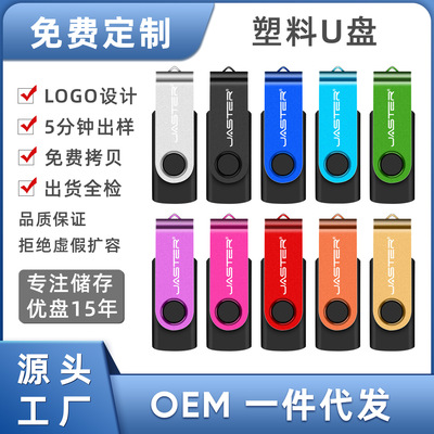 Творческий вращающийся USB-диск 128G большой емкости металлический USB-диск flash бесплатно дизайн логотипа благосостояния USB-диск