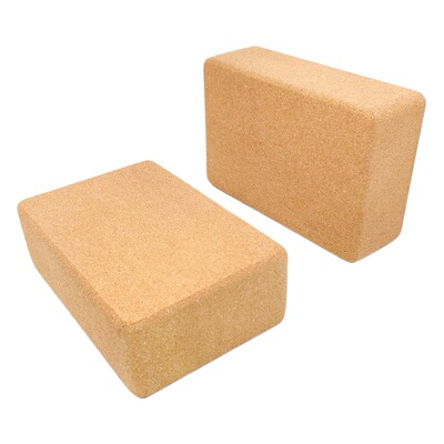 Оптовая продажа профессиональных пробковых кирпичей для йоги Wanli Cork Yoga Brick высокой плотности 369 с возможностью нанесения логотипа, пробковый танцевальный кирпич 750 г