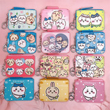 Новинка: чехол для карт Chiikawa, Usagi, Hachiware; кошелек для мелочи с брелоком