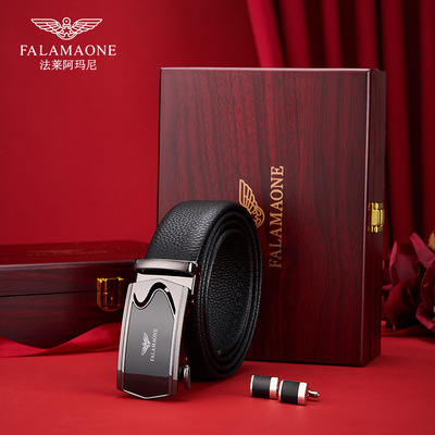 Ремень Falai Armani, мужской новый кожаный ремень для брюк, верхний слой из воловьей кожи, высококачественный брендовый мужской ремень