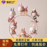 Серия десертов Labubu Elf стеллаж ручной работы для хранения кукол колесо обозрения Bubble Mart стеллаж для хранения слепых ящиков