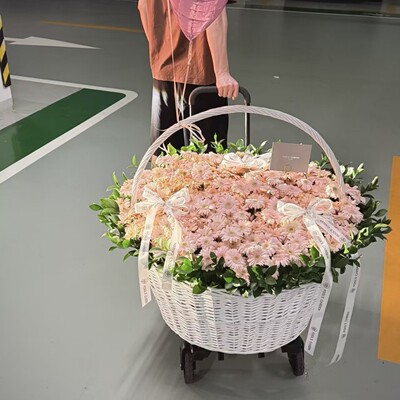 Очень большая цветочная корзина, чисто белая гигантская корзина из ротанга, романтический цветочный букет, изысканная корзина для цветочной композиции своими руками, тканая цветочная корзина