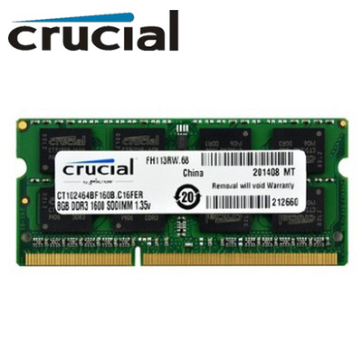 Crucial Endyda DDR3L 1600 4G 8G Ноутбук Совместимость с низким напряжением DDR3 1333