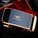 Ремень из натуральной кожи Falai Armani, мужская автоматическая пряжка, первый слой воловьей кожи, роскошный молодежный мужской ремень для брюк, кожаный ремень