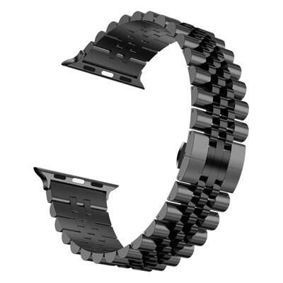 Для Apple iwatch 5 Бат ремешок из нержавеющей стали металлический твердый 22 мм универсальный стальной ремешок Huawei Samsung Watch