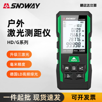 SNDWAY Deep Outdoor Лазерный дальномер Высокоточный измерительный прибор Электронная линейка зеленого света инфракрасный измерительный прибор