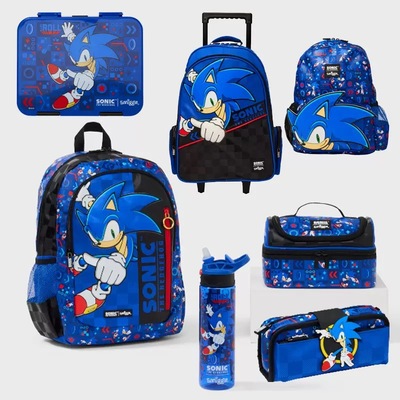 Австралия Smiggle Детская школьная сумка Sonic Sonic большой размер мультфильм рюкзак для мужчин и женщин