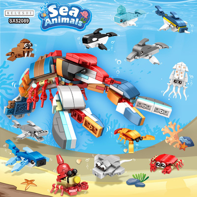 Трансграничная совместимость с Lego гранулированная модель серии динозавров игрушка детский сад