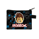 Новая детская сумочка-кошелек для монет в стиле Roblox, модная полиэстеровая сумка для хранения, стильный держатель для карт на молнии, хит продаж