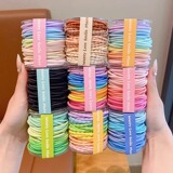 Детская резинка для маленьких девочек, красочная Высокая веревка для волос в виде конского хвоста, веревка для волос для девочек, высокая эластичная резинка для волос, резинка