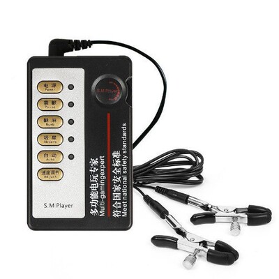 C689 Зажим для сосков SM Секс-игрушки Пара в одной комнате Игрушки Электрический шок Дистанционное управление Зажим для сосков Вибрация Прямая поставка Оптовая продажа