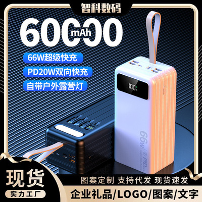 Power Bank 80000 мАч, сверхбольшая емкость, цифровой дисплей, быстрая зарядка, уличный мобильный блок питания, внешний аккумулятор, индивидуальное партия производства