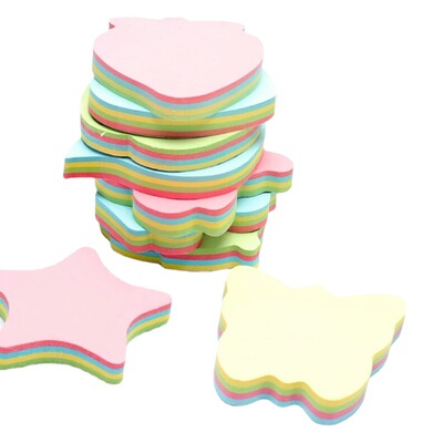 Post-It Notes Цветные наклейки Cos Наклейки с этикетками Оптовая продажа канцелярских товаров Студенческие сообщения Офисные заметки Креативные наклейки с индексом