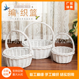 Плетёные корзины из ивы: ручная сумка-корзина для покупок, подарочная корзина, корзина для фруктов и продуктов. Набор из 3 шт.