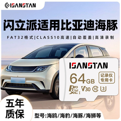 Карта Flash Li Pai TF подходит для SD-карты BYD для вождения, универсальной карты Dolphin/Owl/Seal