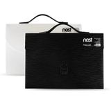 Fumeigao 13-сеточная сумка для органа A4 четырех цветов в белый, черный, розовый, синий, студенческие офисные документы