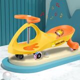 Детский самокат-каталка для мальчиков и девочек 1-3 лет, без педалей, с защитой от опрокидывания, четырехколесный, поворотный, оптом