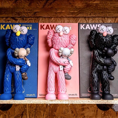 MAND KAWS Улица Сезам Embrace Tide Play Doll Kaws Take Cowes Художественные украшения ручной работы