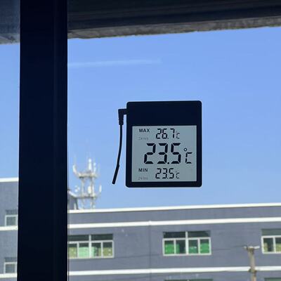 Термометр, который можно прикрепить к окну, уличный термометр, термометр для аквариума, электронный цифровой дисплей, внешний кабель.