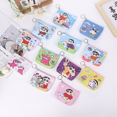 Новый Crayon Shinchan Детская мультяшная сумка для кошельков Простой мужской и женский студенческий кошелек для хранения