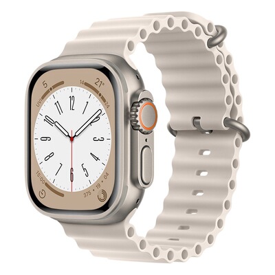 Для Apple iWatch Watch Пара Цвет Спорт Двойная Пряжка Ремешок для часов Apple Морской силиконовый ремешок