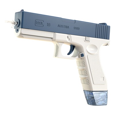 Детский игрушечный водяной пистолет «Glock» с электроприводом, большой вместимостью и непрерывной стрельбой; для пляжа и лета