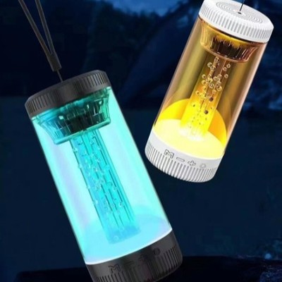 Кемпинговый светильник Bluetooth-динамик для дома и улицы, беспроводной аудио сабвуфер, немецкий высококачественный кристальный светильник-динамик