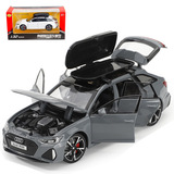 Zhongyuanxing 1/32 Audi RS6 модель автомобиля из сплава скользящий Акустооптический камень Автомобильная станция универсал имитация автомобиля в коробке