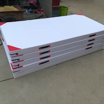 Белый холщовый тренировочный коврик для боевых искусств и гимнастики
