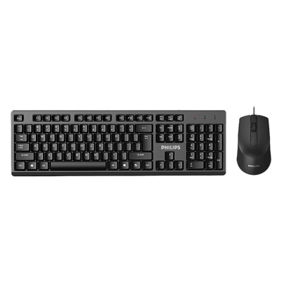 Проводной комплект клавиатуры и мыши SPT6234, USB-клавиатура и мышь для офиса, ноутбука и настольного компьютера, подходящие для использования.