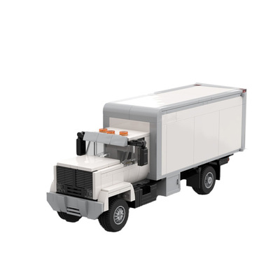 Трансграничные игрушки Китайский костюм из строительных блоков MOC-67214 белый грузовик, совместимый с кожей креветок Lego с мелкими частицами, горячая Распродажа