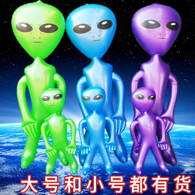 Оптовые надувные игрушки-инопланетяне для Хэллоуина, надувные куклы-инопланетяне, декор для бара, аксессуары для трансграничной торговли